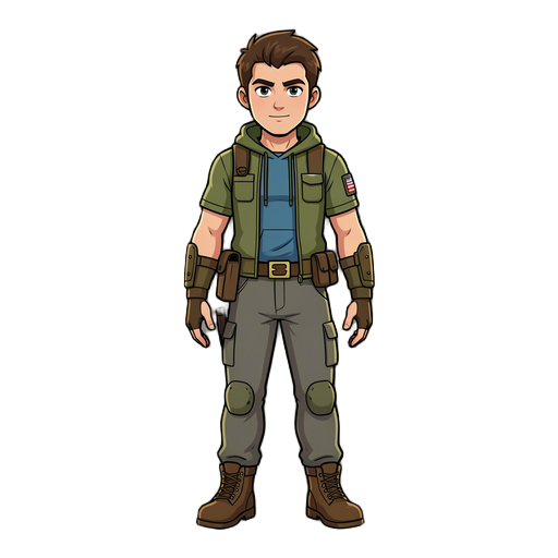 gera aí um personagem 