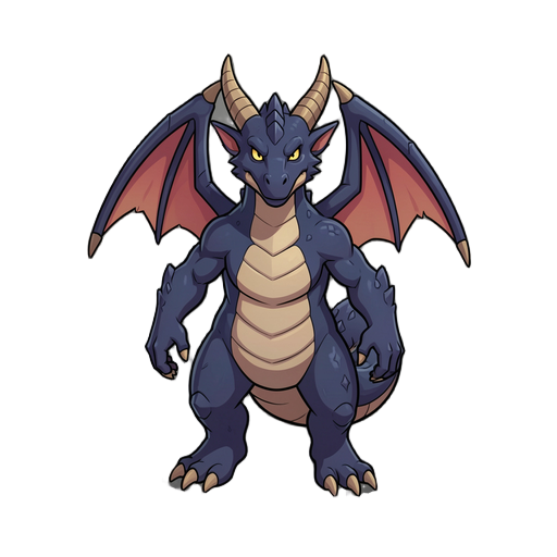 criatura imaginaria parecida com um dragão 