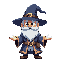 mysterious and adorable wizard