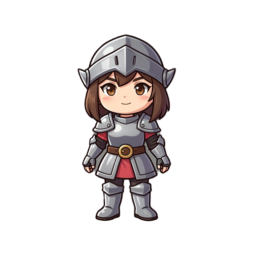 2d game mini knight girl make