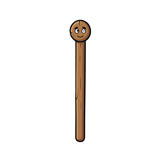 crie um personagem de palito pfv