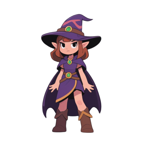 druid mage girl