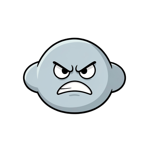 an angry blob