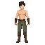 rpg male hero with black hair and no weapon