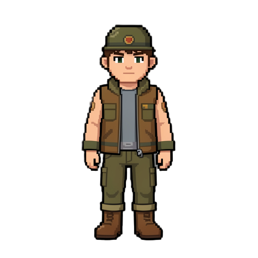 fais uma pixelarte na natureza
