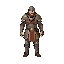 draw a warrior for isometric 2d top-down rpg game