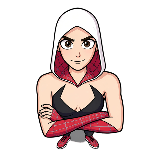 quero quer tu quer criar um personagem com essa imagem da mulher aranha mais eu quero quer tu como um homem 