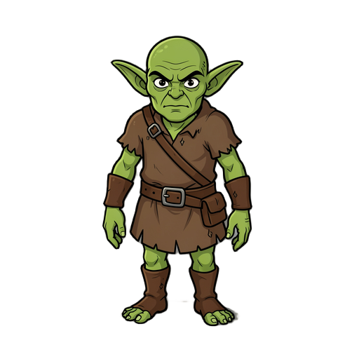 generate a goblin for a game isométric 2d