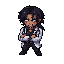 sick looking character