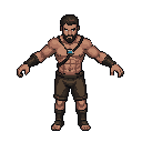 um personagem base para um mundo darkfantasy