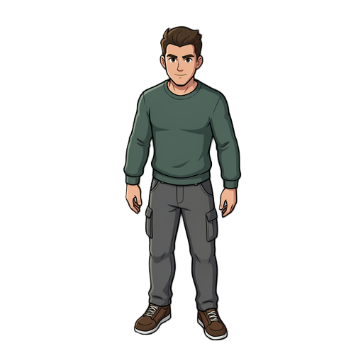 personagem masculino 