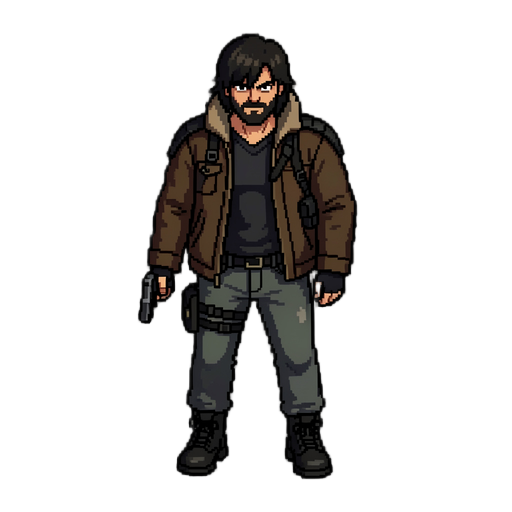 make this a 16 bit character, a darkest character 