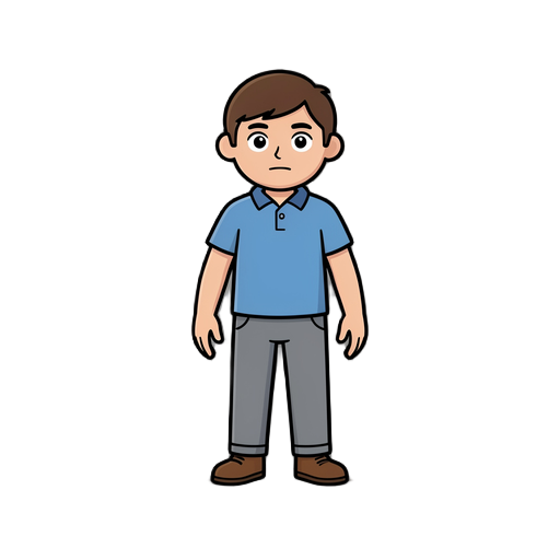 a minimalist comboy sprite for a plataform game