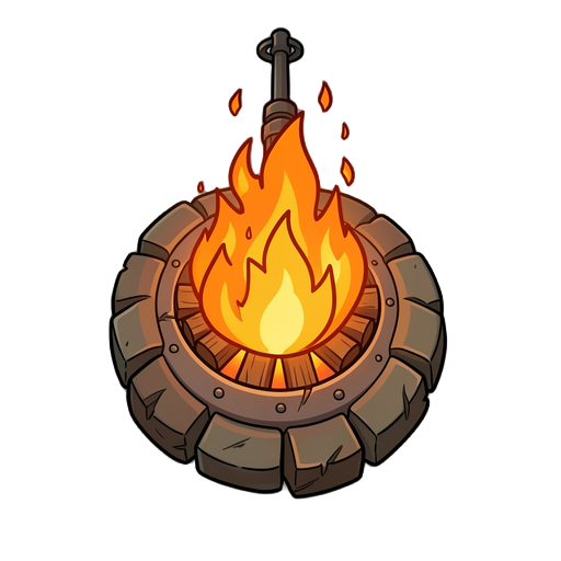 open fire