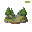 forest, trees, rocks, hills and cliffs 