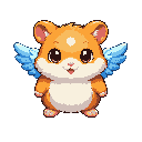 hamster blue wing