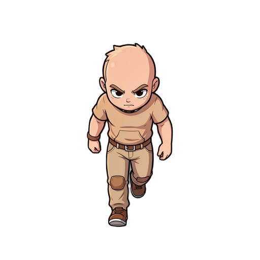 hacer el personaje, la animacion para que camine
