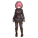 girl with pink hair, fantasy clothes