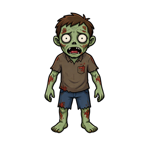 small short zombie