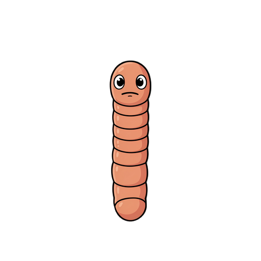 a nematoda worm walking