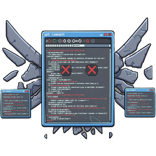 a boss made from a window error terminal floating/flying
