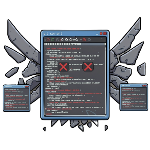  a boss made from a window error terminal floating/flying