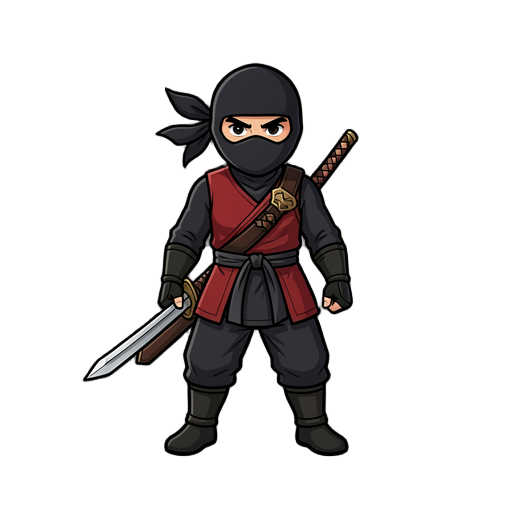 generate a ninja sprite. 100% compatível com o estilo ragnarok online