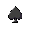 create a spades icon like a card of poker but just the icon with a transparent background
