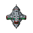 8bit galaga style topdown mothership
