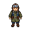 generate a ww2 aviator in this style 