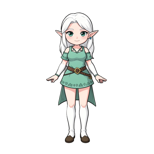 white femal elf