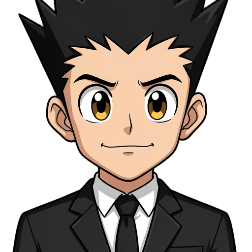 make it have black suit 