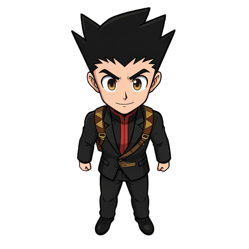 shooter with black suit