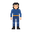 crie um char de 4 direções espacial