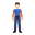 crie um char de 4 direções espacial para rpg maker xp
