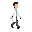 doctor in lab coat walking north east