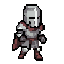 cavaleiro, pixelado