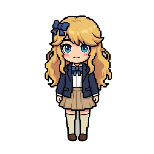 genera el personaje de la imagen para que pueda ser animada el personaje debe verse igual no debe diferir 