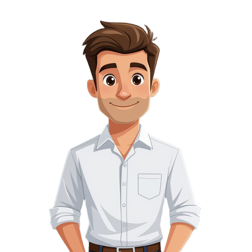 a man in a white shirt with sleeves rolled up
