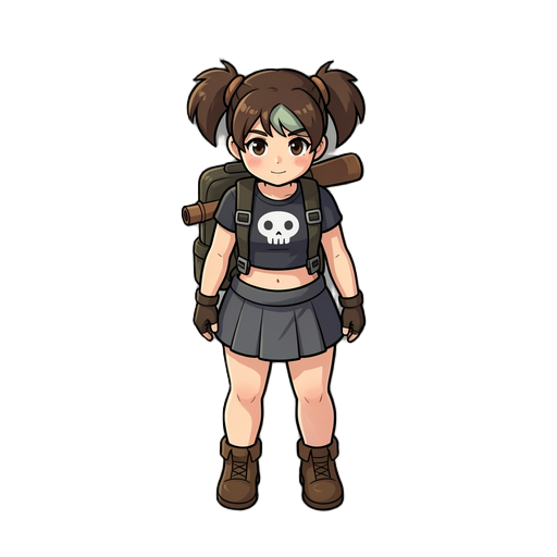a girl with dress like the image