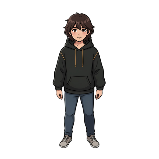 generate a 2d character based on thus image