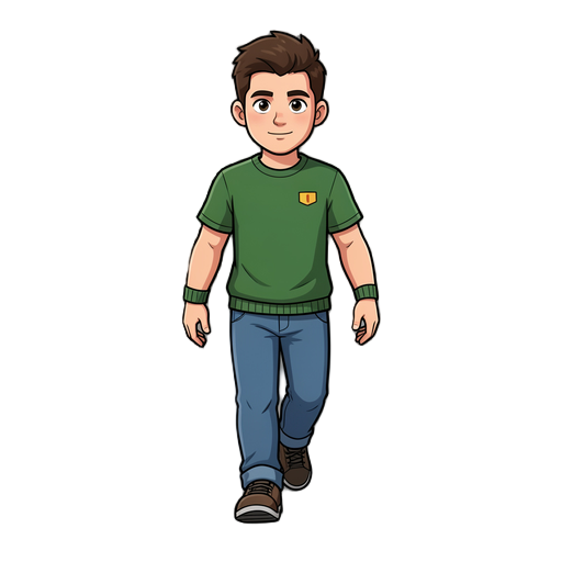 personagem para jogo plataforma andando 