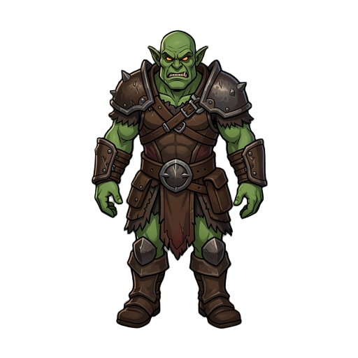 orc dark fantasy style