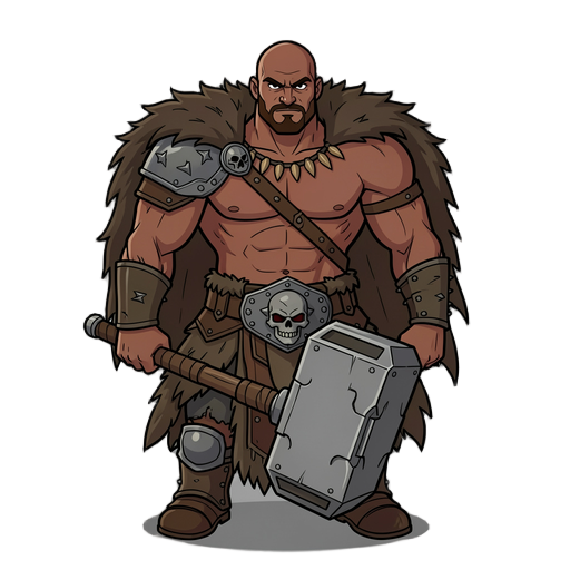 gere um sprite desse barbaro