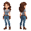 standing character