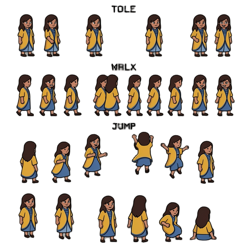 recreate making sprites sheet
