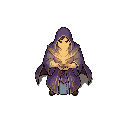 mage holding a candle