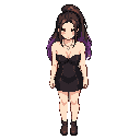 pixel girl full body