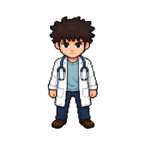 young male medical student