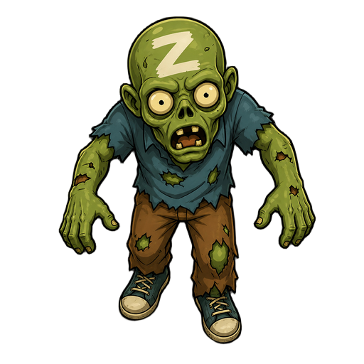 zombie in sneakers